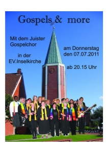 Bild 0 von Konzert in der ev. Inselkirche "Gospels & more"
