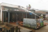 Bild 3 von Feuer bei der Jugendbildungsstätte ließ Dach einstürzen 