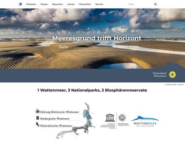 Bild 0 von Neue Website der drei Wattenmeer-Nationalparks ist online