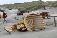 Bild 6 von Windhose über Juist richtete großen Schaden am Strand an