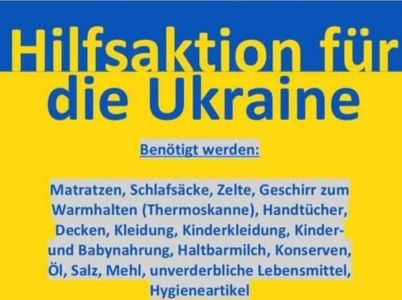 Bild 0 von Hilfaktion für die Ukraine auch auf Juist