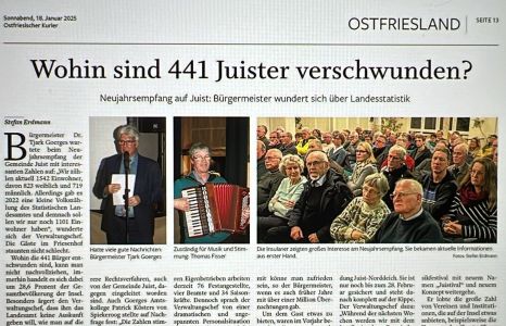 Bild 0 von JNN-GLOSSE: Norder Zeitung fand die verschwundenen Juister wieder