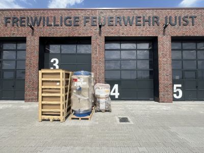 Bild 0 von Endlich geht es an die Restarbeiten am Feuerwehrhaus-Neubau