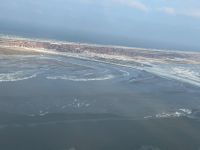 Bild 2 von Juist in Schnee und Eis von oben