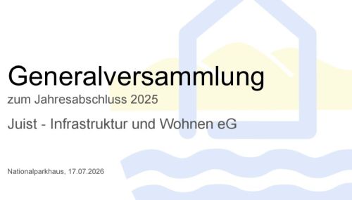 Bild 0 von Generalversammlung der „Juist – Infrastruktur und Wohnen EG“