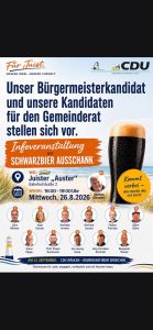 Bild 0 von Kommunalpolitik: Info-Veranstaltung mit Schwarzbier bei der CDU