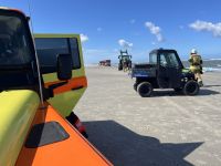Bild 2 von Feuerwehr und weitere Helfer erneut am Strand gefordert