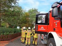 Bild 0 von Einsatz während Schulbesuch im Feuerwehrhaus